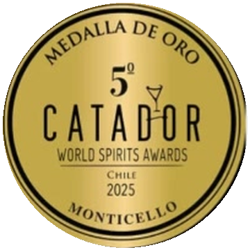 Medalla de Oro Catador World Spirits Awards Chile 2025