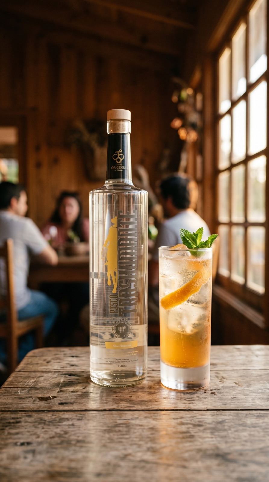 Spritz de pisco Trashumante